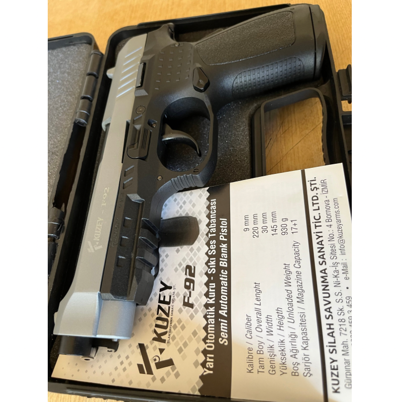 Kuzey F92 Fume Blank/Pepper Gun