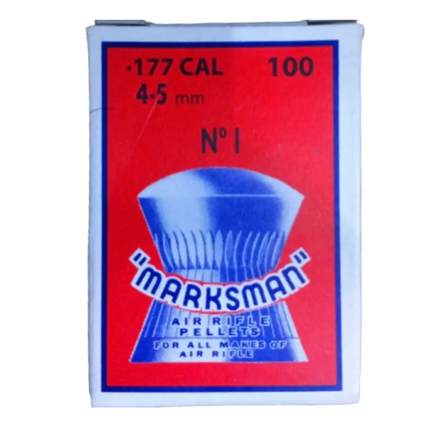 (100)Marksman Air Rifle Pellets Rounded 4.5mm/.177 Caliber XArmory