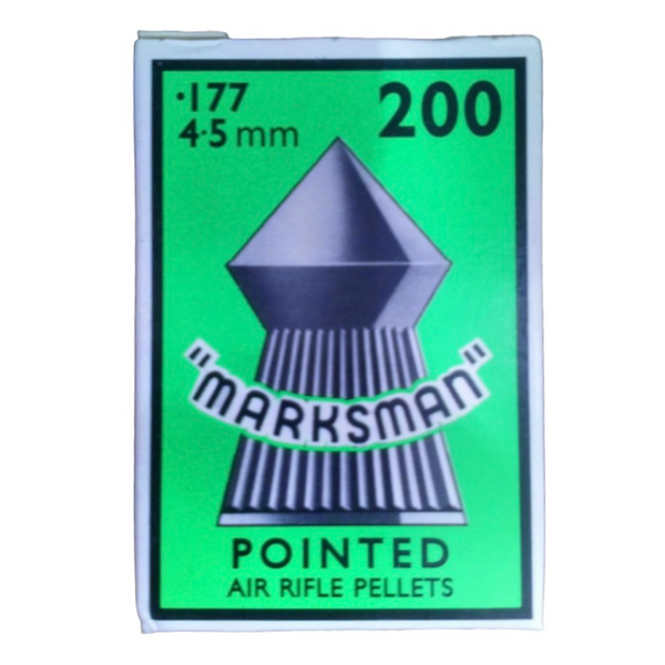 (200)Marksman Air Rifle Pellets Pointed 4.5mm/.177 Caliber XArmory